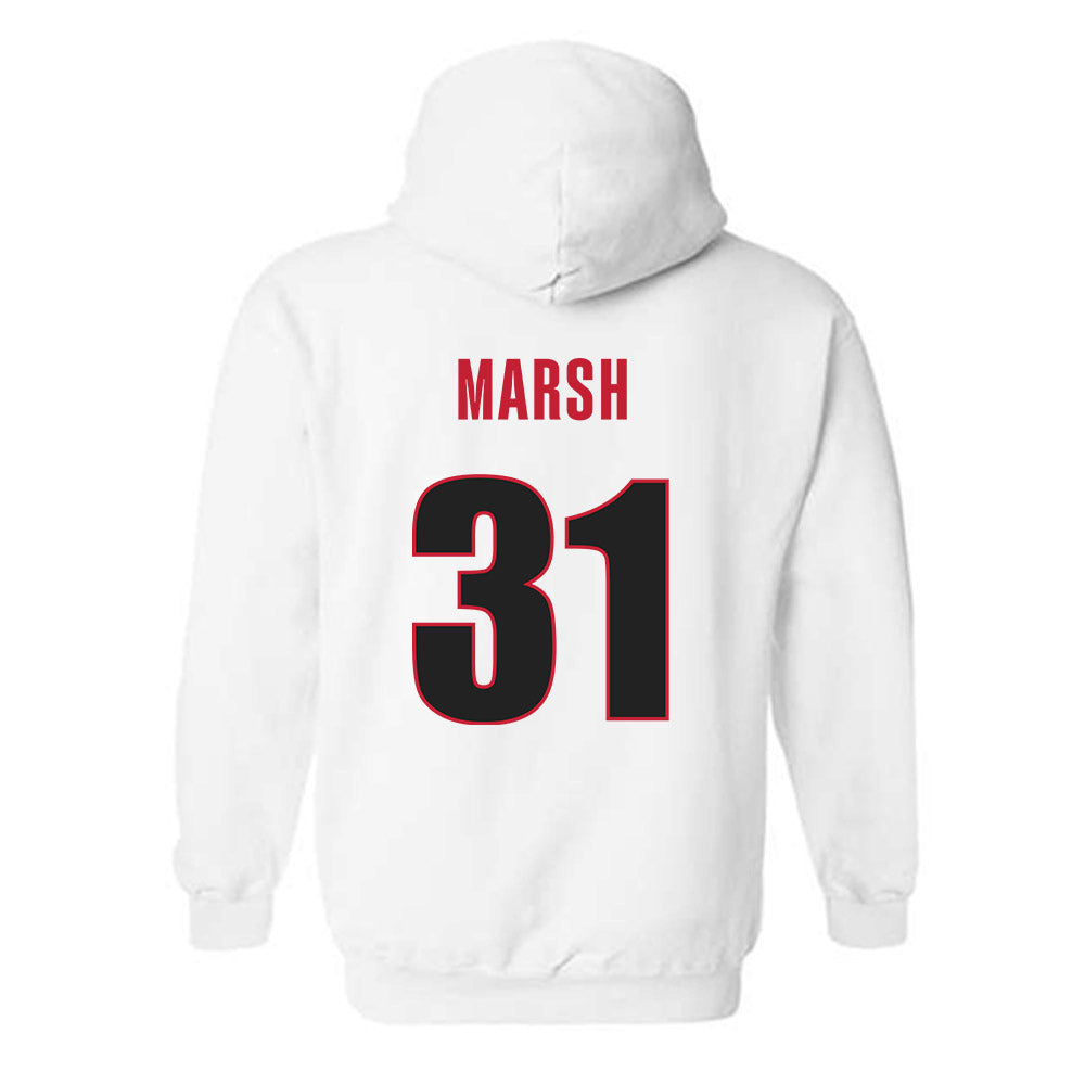 Georgia - NCAA Baseball : Chandler Marsh - Classic Shersey Hooded Sweatshirt-1