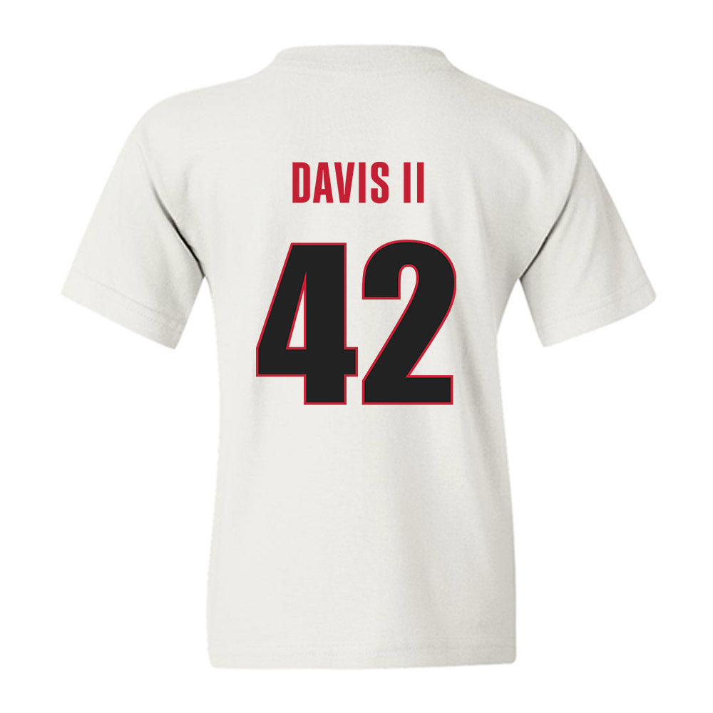 Georgia - NCAA Baseball : Alton Davis II - Classic Shersey Youth T-Shirt-1