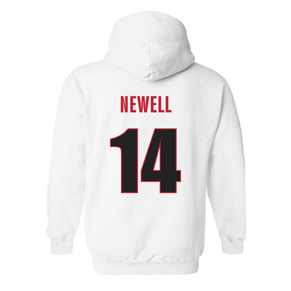 Georgia - NCAA Men's Basketball : Asa Newell - Classic Shersey Hooded Sweatshirt-1