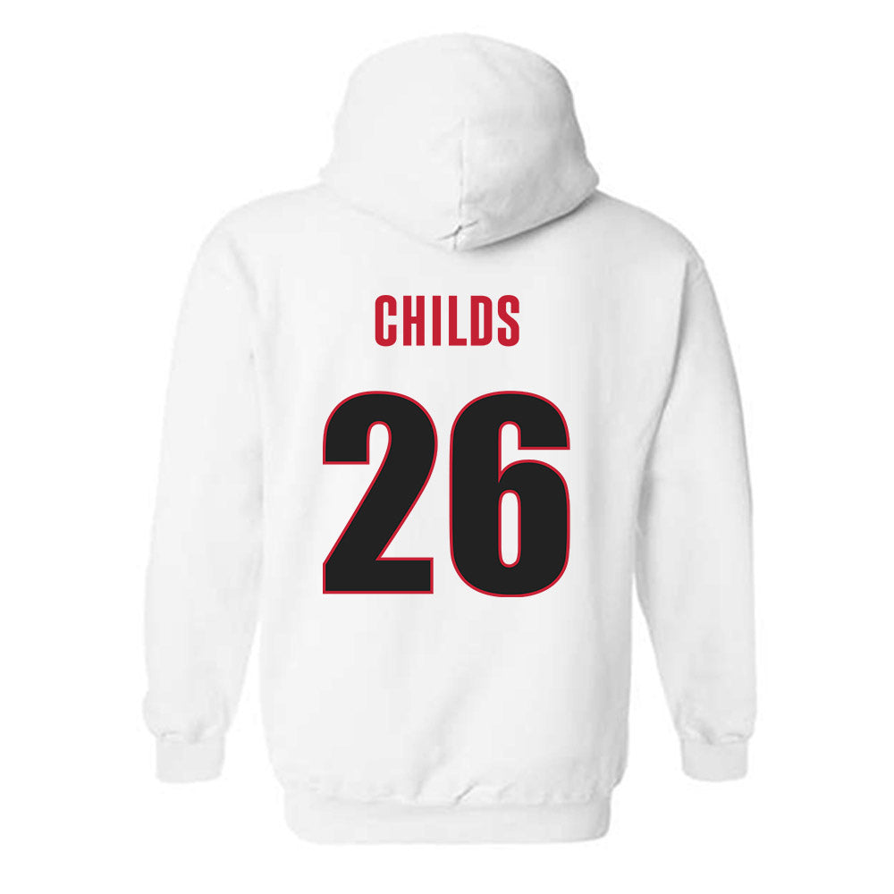 Georgia - NCAA Women's Soccer : Mona Childs - Classic Shersey Hooded Sweatshirt-1