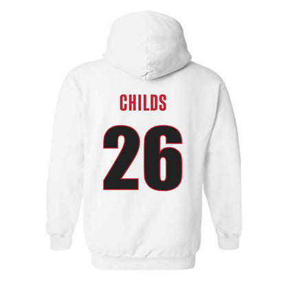 Georgia - NCAA Women's Soccer : Mona Childs - Classic Shersey Hooded Sweatshirt-1