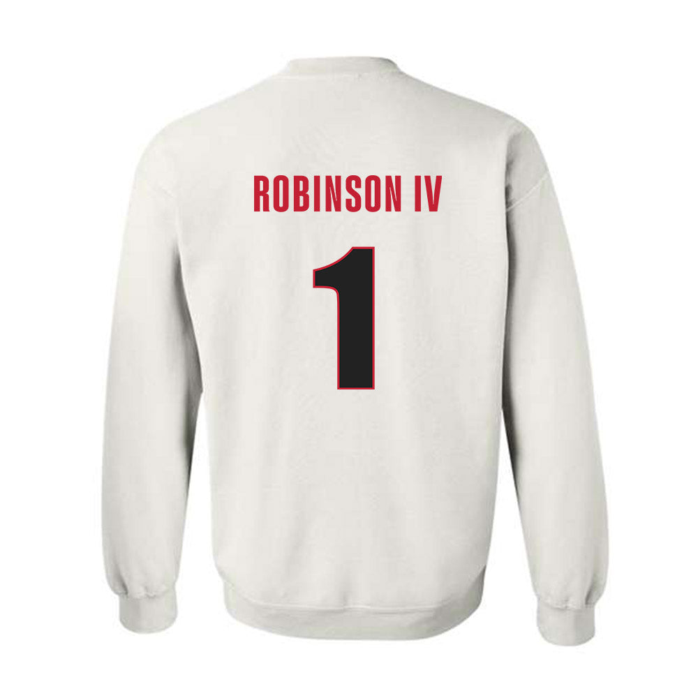 Georgia - NCAA Football : Ellis Robinson IV - Classic Shersey Crewneck Sweatshirt-1