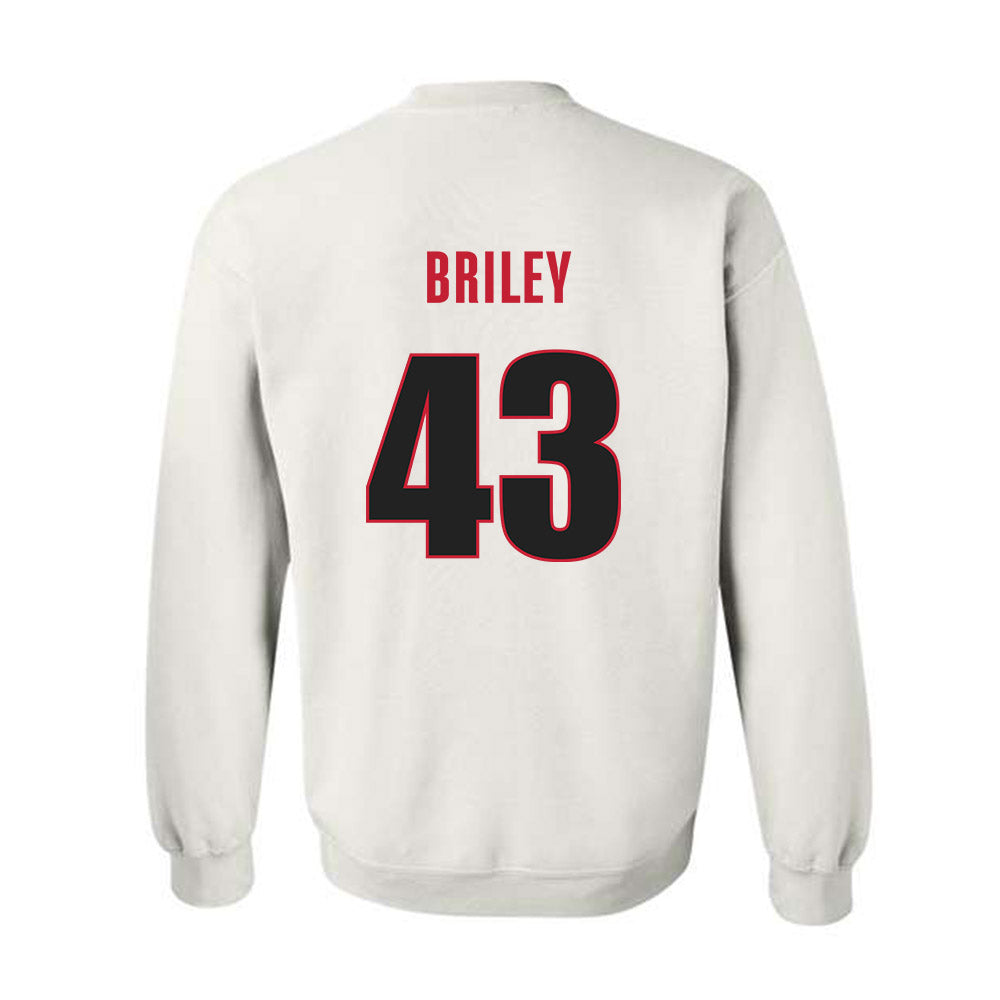 Georgia - NCAA Football : Marek Briley - Classic Shersey Crewneck Sweatshirt-1