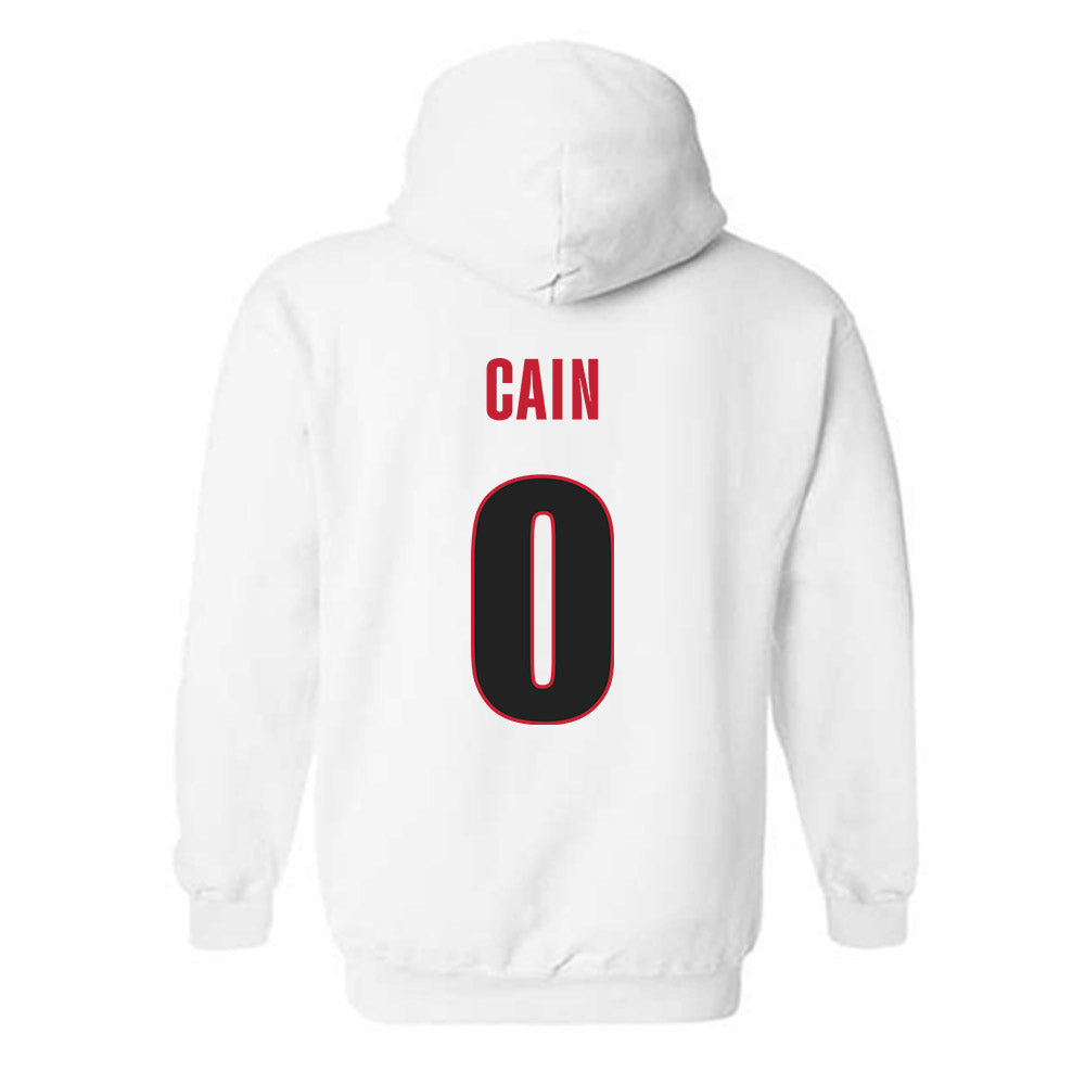 Georgia - NCAA Men's Basketball : Christopher Cain - Classic Shersey Hooded Sweatshirt-1