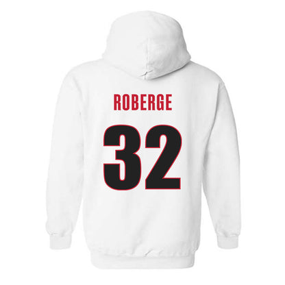 Georgia - NCAA Baseball : Joshua Roberge - Classic Shersey Hooded Sweatshirt-1