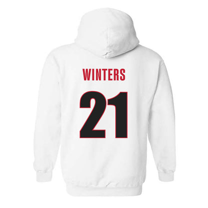 Georgia - NCAA Women's Soccer : Devon Winters - Classic Shersey Hooded Sweatshirt-1
