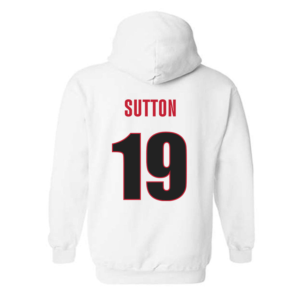 Georgia - NCAA Baseball : Ethan Sutton - Classic Shersey Hooded Sweatshirt-1