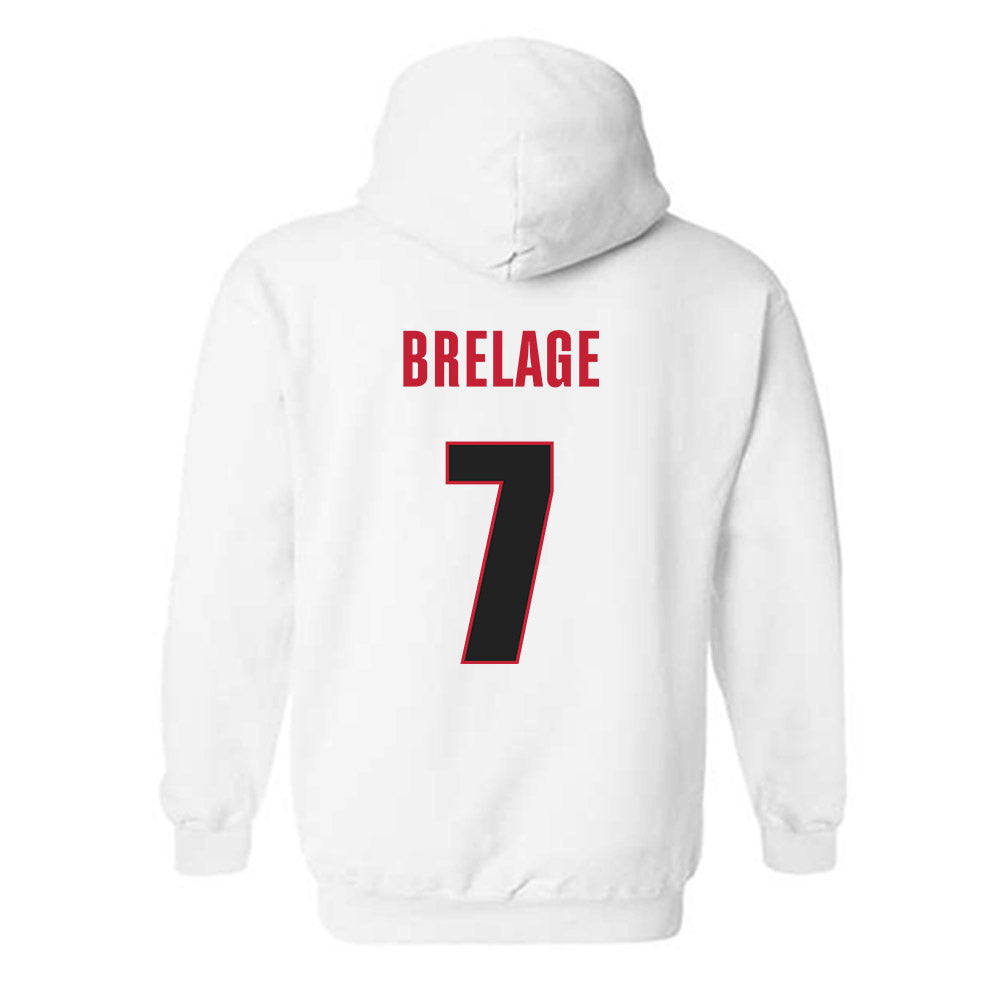 Georgia - NCAA Women's Soccer : Sophia Brelage - Classic Shersey Hooded Sweatshirt-1