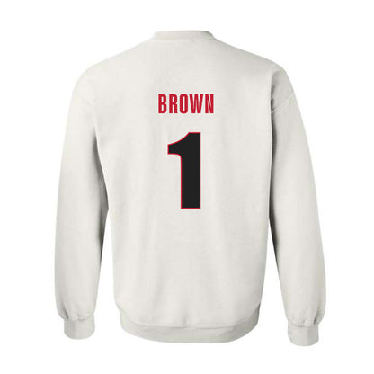 Georgia - NCAA Women's Soccer : Jordan Brown - Classic Shersey Crewneck Sweatshirt-1