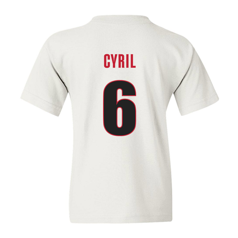 Georgia - NCAA Men's Basketball : Somtochukwu Cyril - Classic Shersey Youth T-Shirt-1