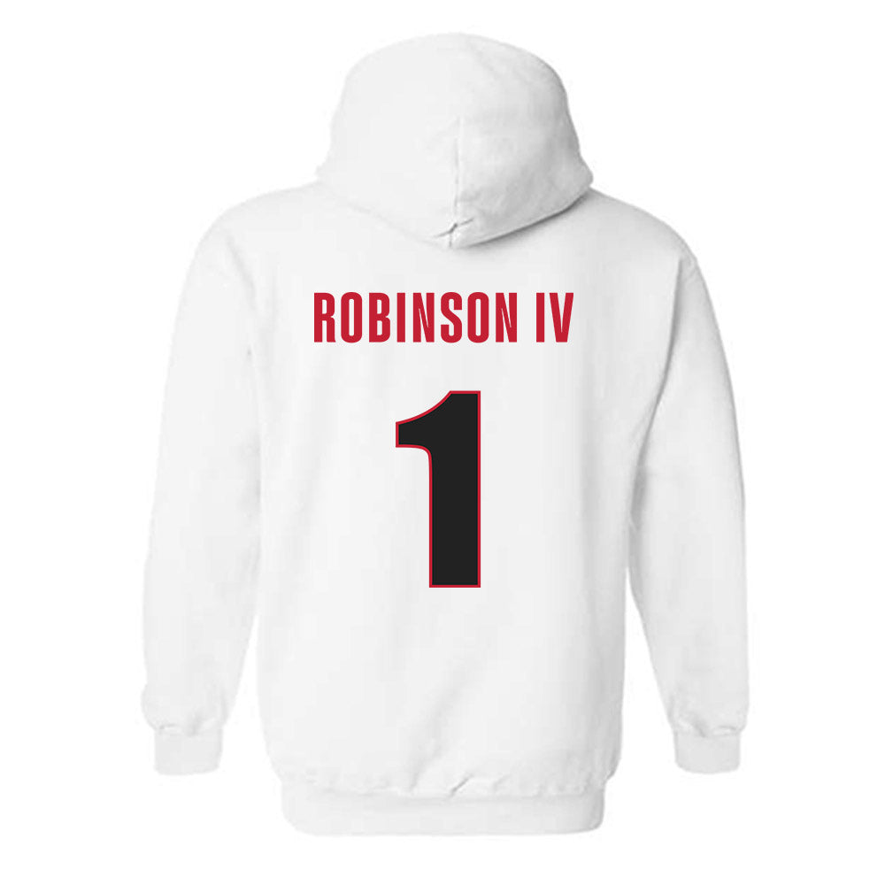 Georgia - NCAA Football : Ellis Robinson IV - Classic Shersey Hooded Sweatshirt-1