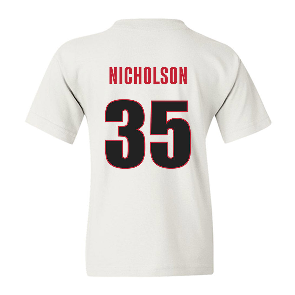 Georgia - NCAA Women's Basketball : Javyn Nicholson - Classic Shersey Youth T-Shirt-1