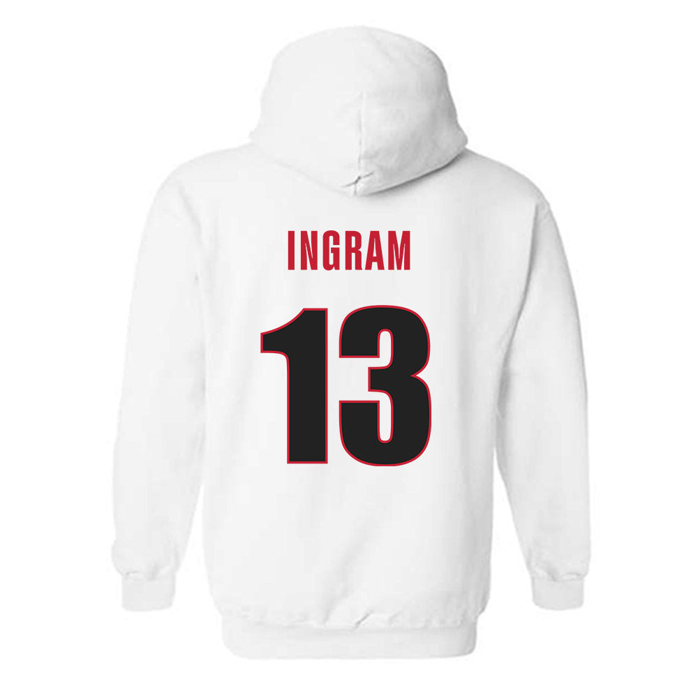 Georgia - NCAA Women's Basketball : Stefanie Ingram - Classic Shersey Hooded Sweatshirt-1