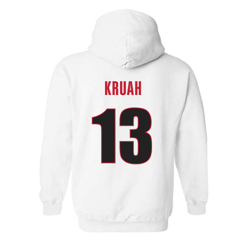 Georgia - NCAA Football : Anthony Kruah - Classic Shersey Hooded Sweatshirt-1