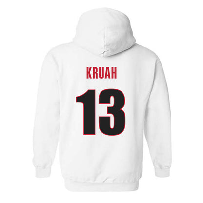 Georgia - NCAA Football : Anthony Kruah - Classic Shersey Hooded Sweatshirt-1