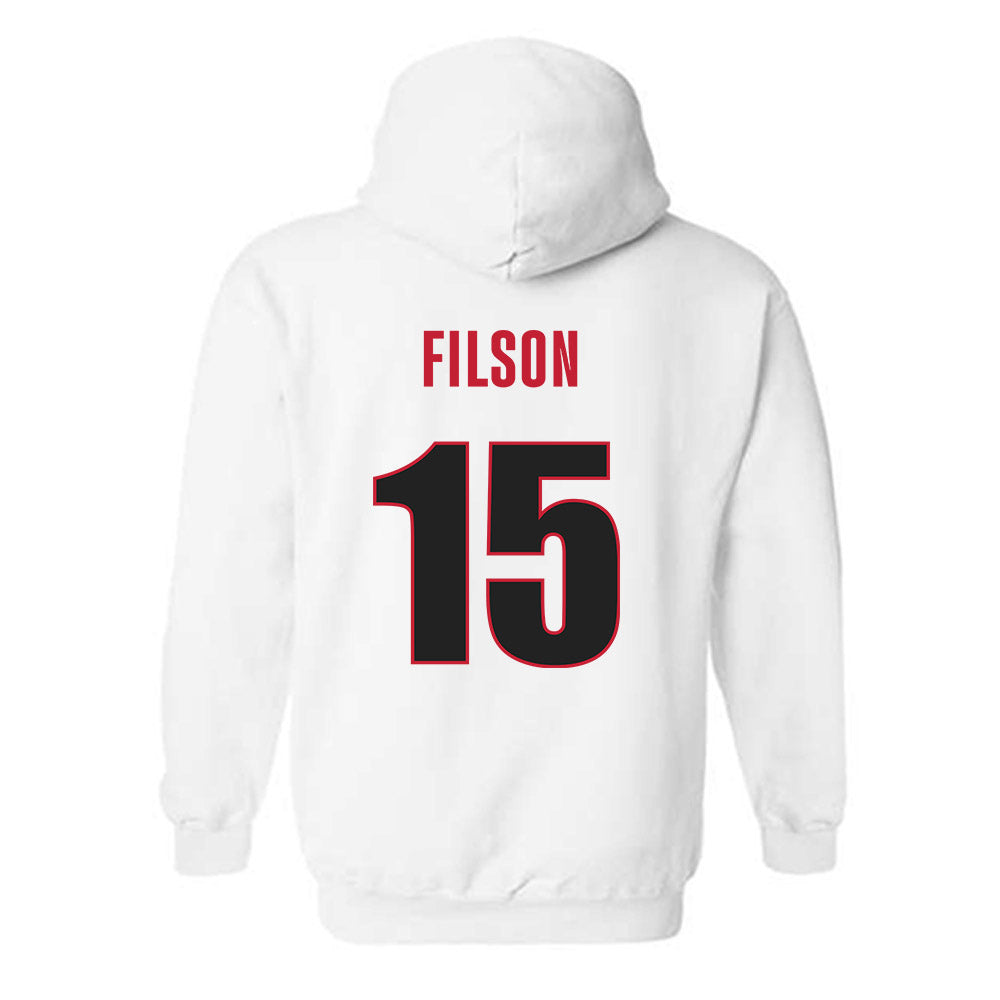 Georgia - NCAA Women's Soccer : Millie Filson - Classic Shersey Hooded Sweatshirt-1