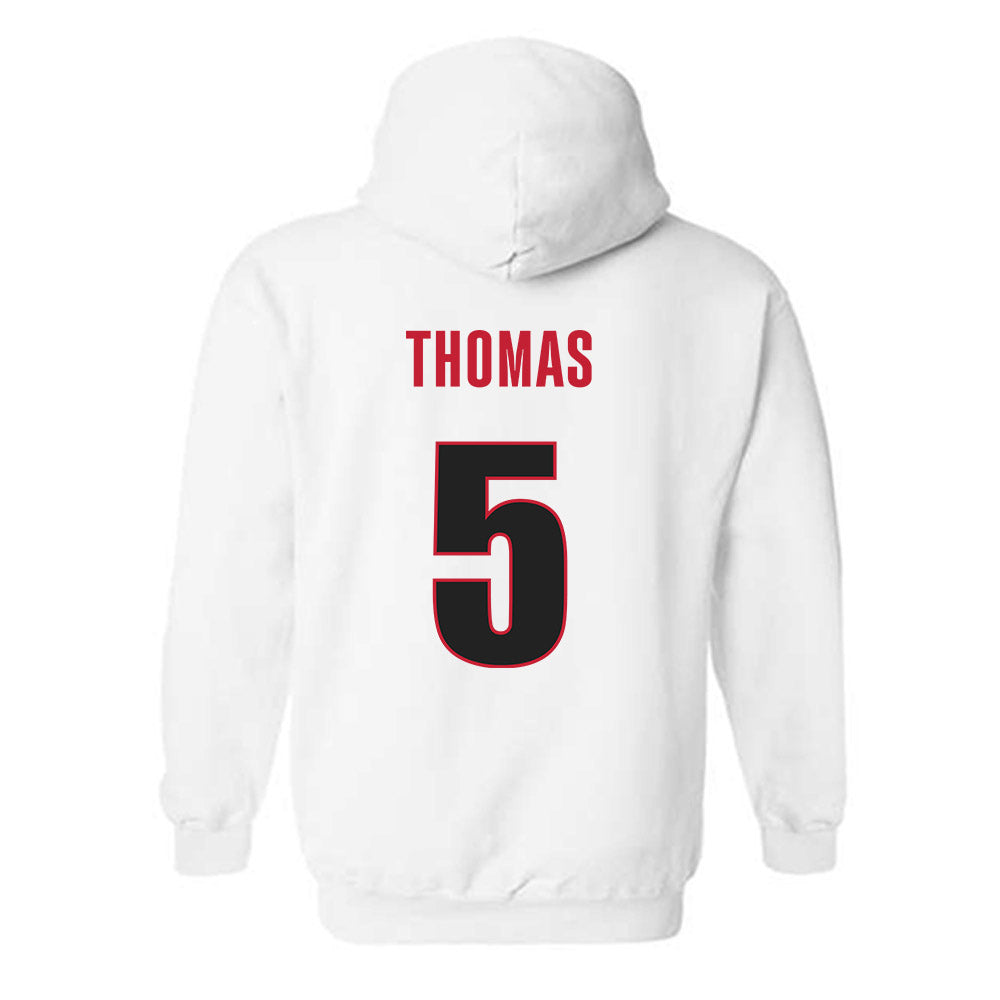 Georgia - NCAA Football : Noah Thomas - Classic Shersey Hooded Sweatshirt-1