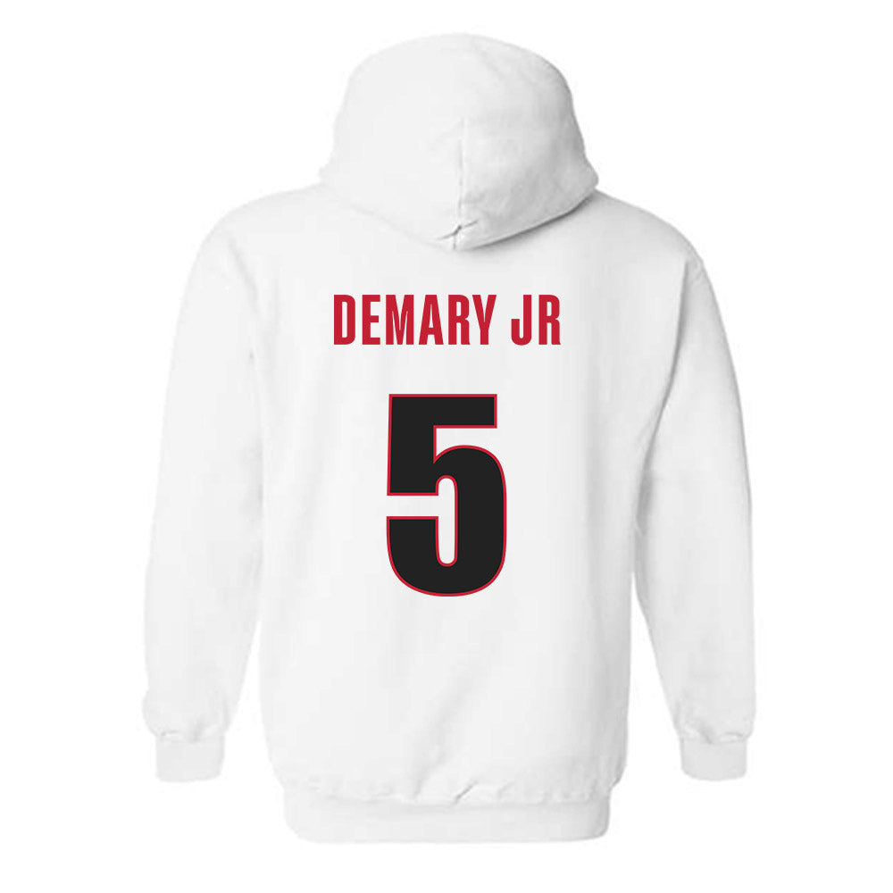 Georgia - NCAA Men's Basketball : Silas Demary Jr - Classic Shersey Hooded Sweatshirt-1