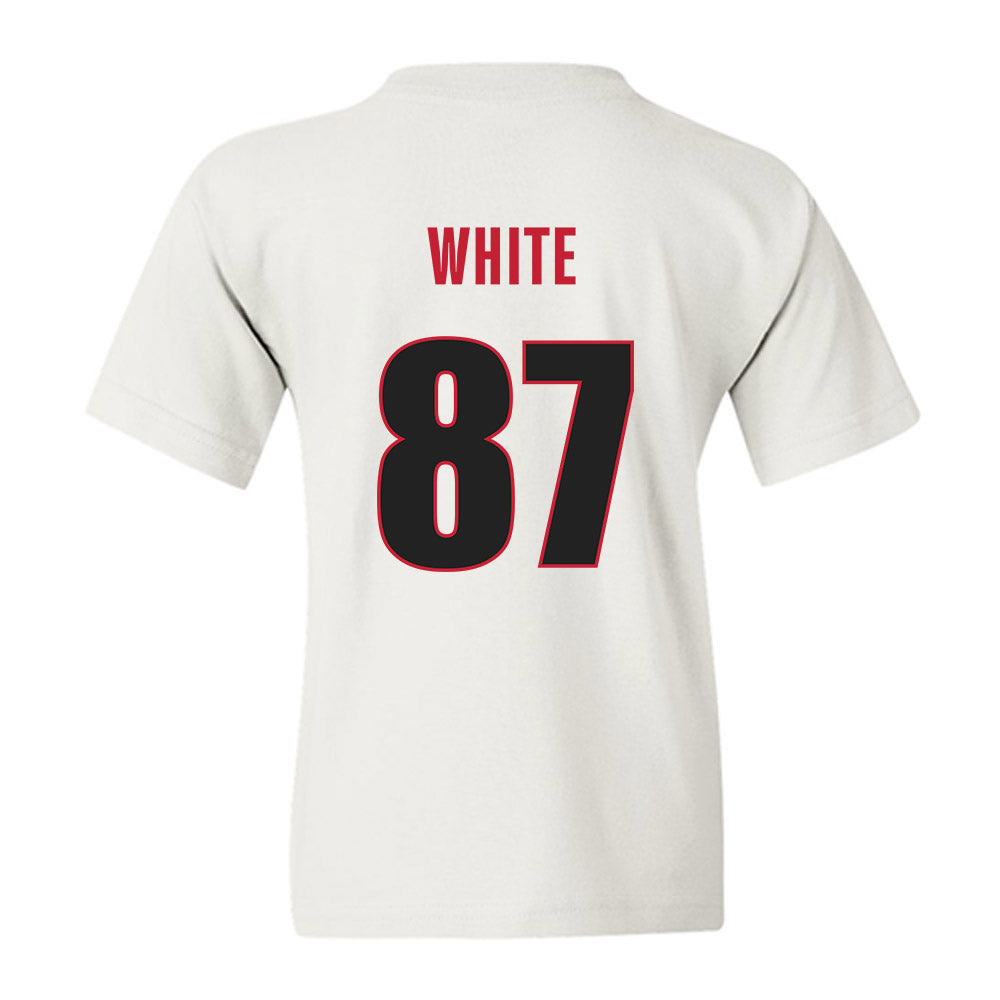 Georgia - NCAA Football : Jordan White - Classic Shersey Youth T-Shirt-1