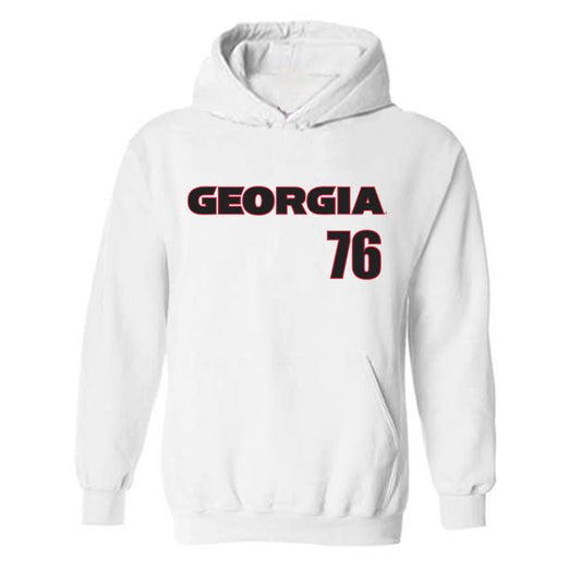 Georgia - NCAA Football : Marcus Harrison - Classic Shersey Hooded Sweatshirt-0