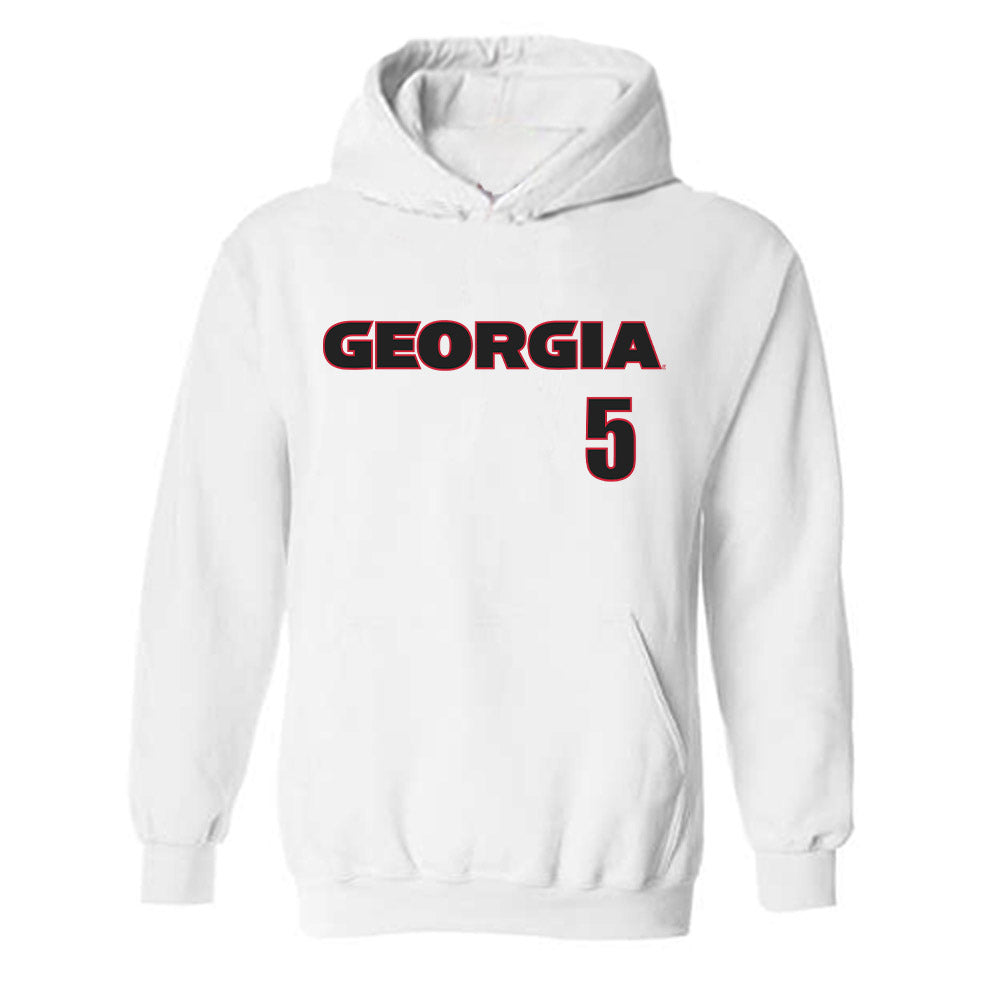 Georgia - NCAA Football : Anthony Evans III - Classic Shersey Hooded Sweatshirt-0