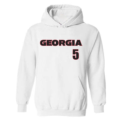 Georgia - NCAA Football : Anthony Evans III - Classic Shersey Hooded Sweatshirt-0