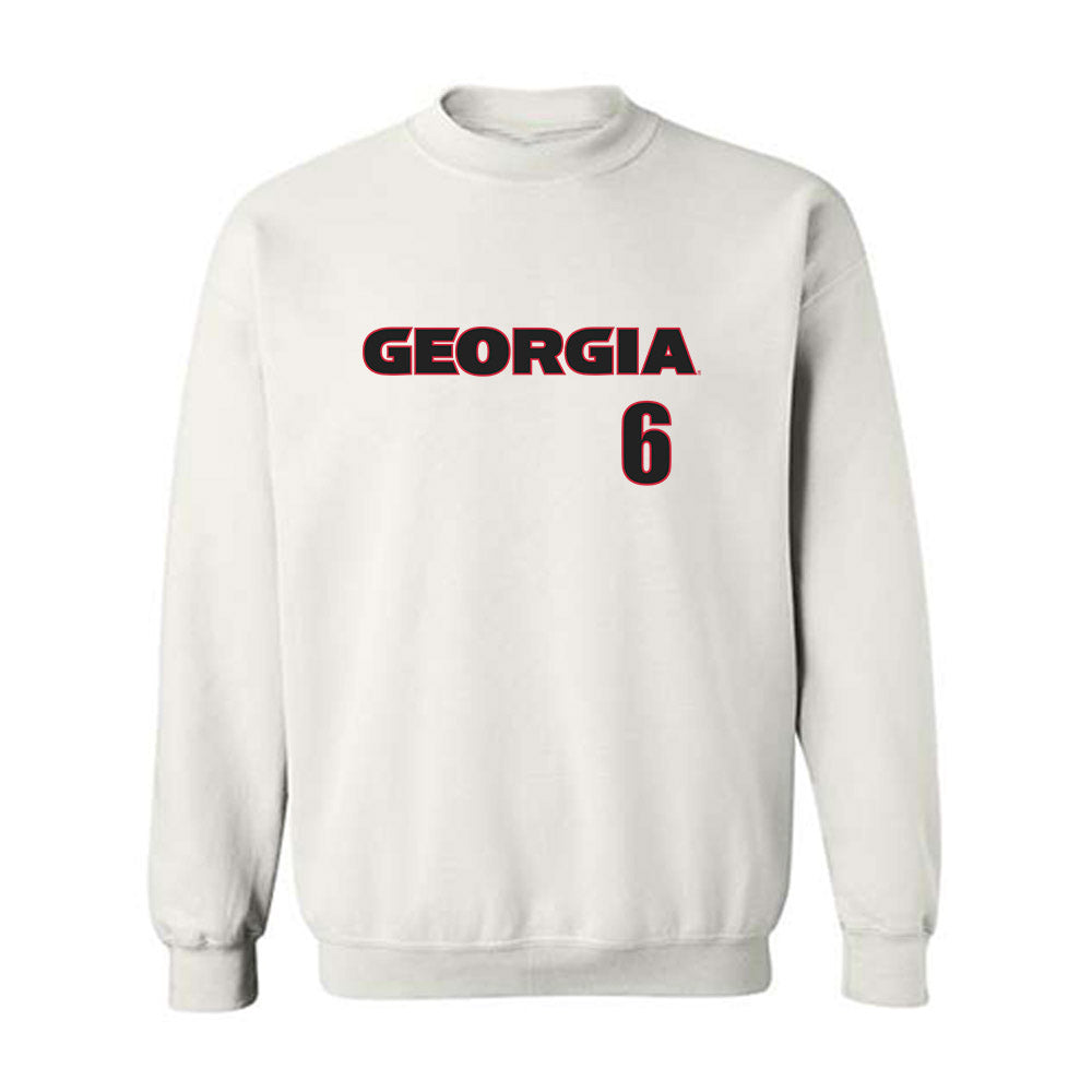 Georgia - NCAA Men's Basketball : Somtochukwu Cyril - Classic Shersey Crewneck Sweatshirt-0