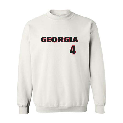 Georgia - NCAA Men's Basketball : Smurf Millender - Classic Shersey Crewneck Sweatshirt-0