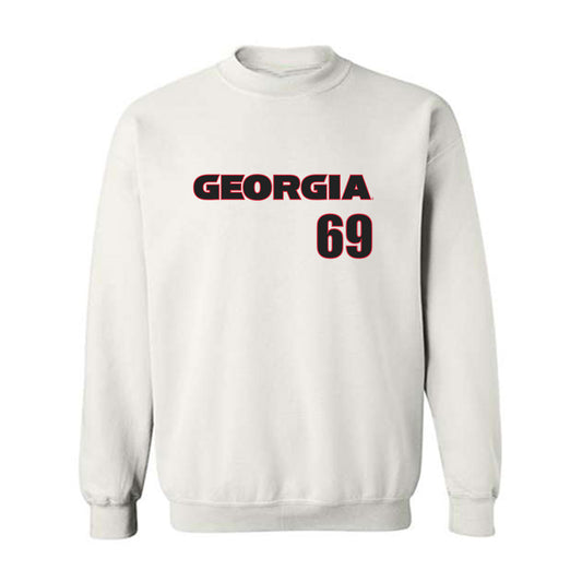 Georgia - NCAA Football : Tate Ratledge - Classic Shersey Crewneck Sweatshirt-0