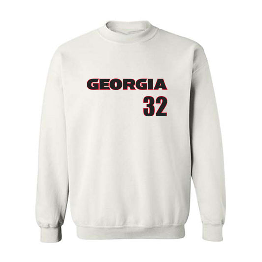 Georgia - NCAA Football : Cash Jones - Classic Shersey Crewneck Sweatshirt-0