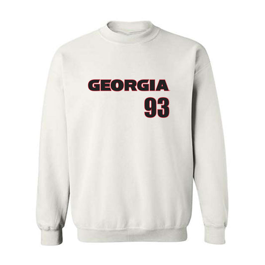 Georgia - NCAA Football : Tyrion Ingram-Dawkins - Classic Shersey Crewneck Sweatshirt-0