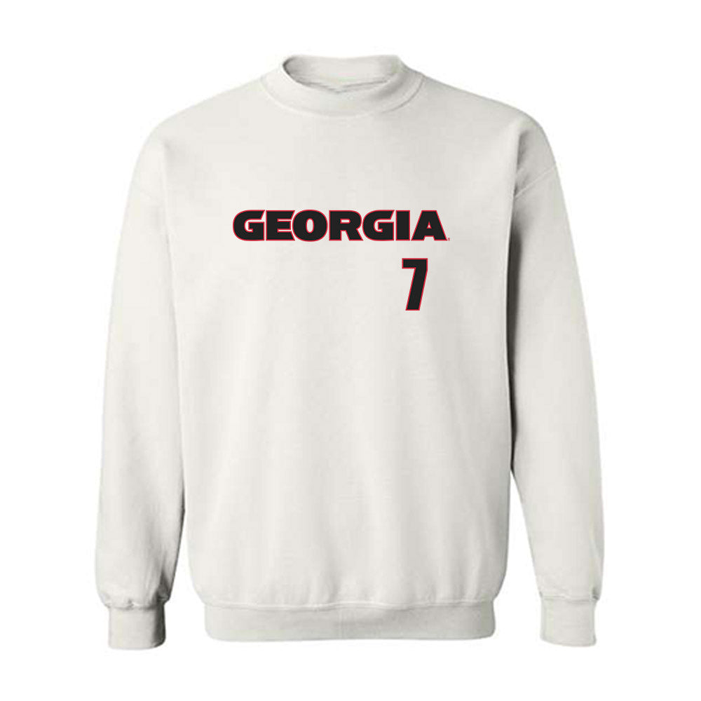 Georgia - NCAA Baseball : Brian Curley - Classic Shersey Crewneck Sweatshirt-0