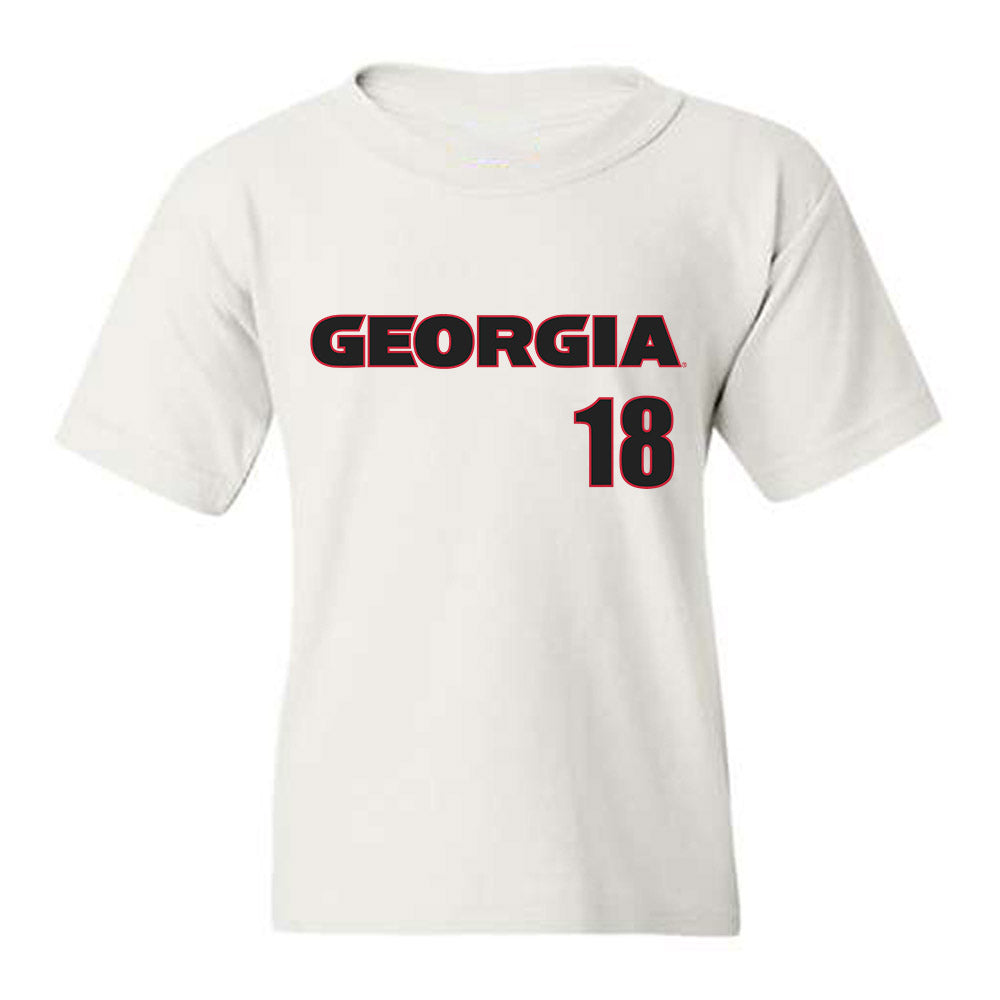 Georgia - NCAA Football : Sacovie White - Classic Shersey Youth T-Shirt-0