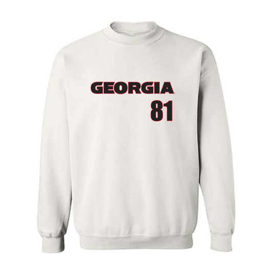 Georgia - NCAA Football : Jeremy Bell - Classic Shersey Crewneck Sweatshirt-0