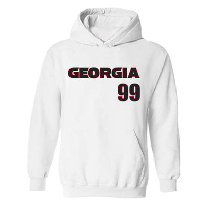 Georgia - NCAA Football : Joseph Jonah-Ajonye - Classic Shersey Hooded Sweatshirt-0