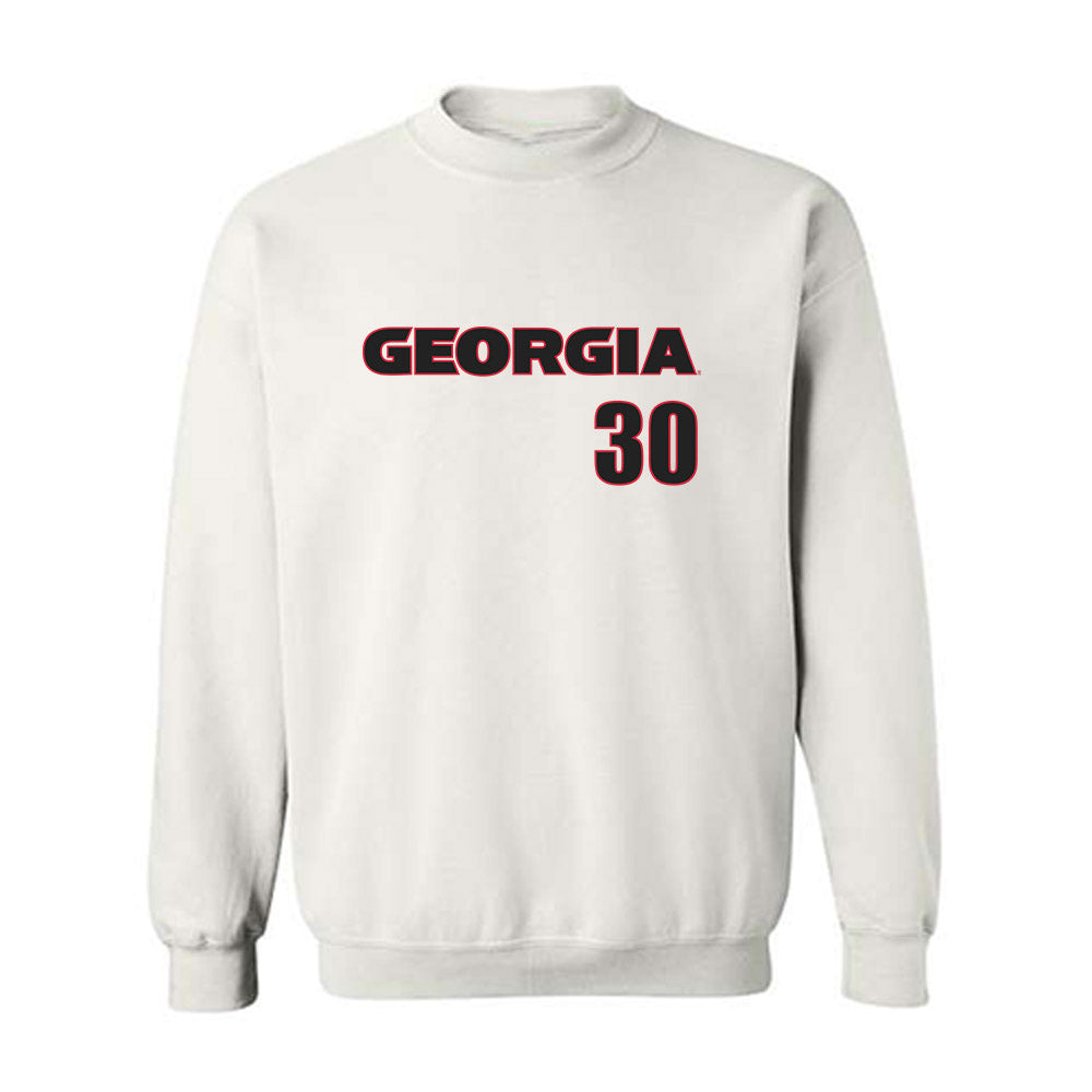 Georgia - NCAA Women's Basketball : Amiya Evans - Classic Shersey Crewneck Sweatshirt-0