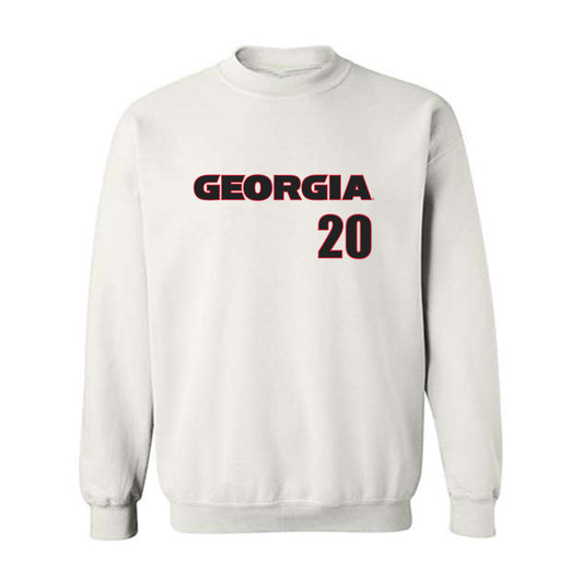 Georgia - NCAA Baseball : Ryland Zaborowski - Classic Shersey Crewneck Sweatshirt-0