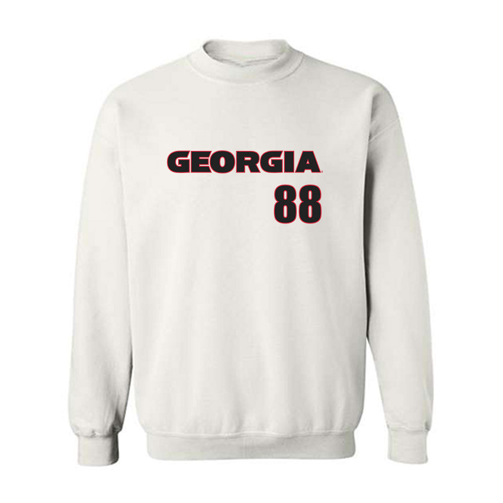 Georgia - NCAA Football : Thomas Blackshear - Classic Shersey Crewneck Sweatshirt-0