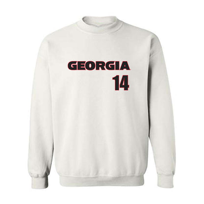 Georgia - NCAA Men's Basketball : Asa Newell - Classic Shersey Crewneck Sweatshirt-0