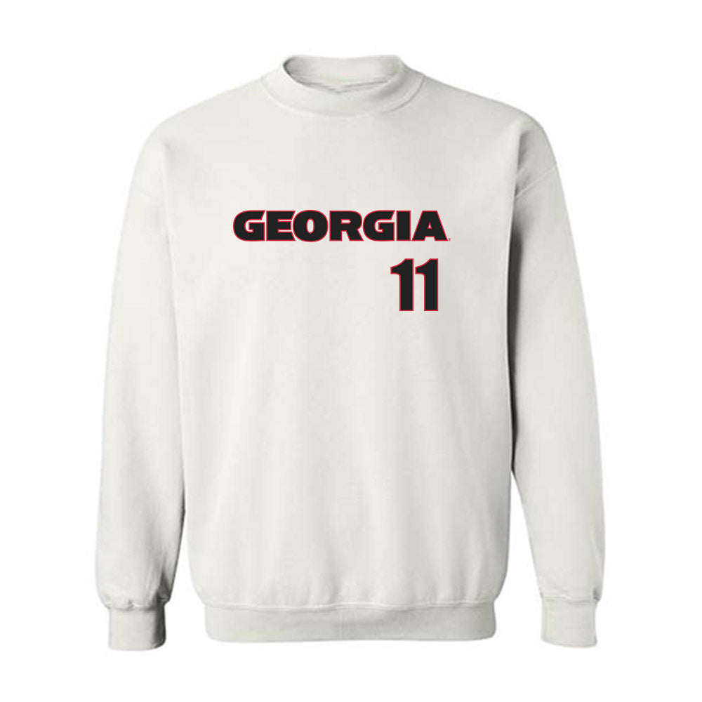 Georgia - NCAA Football : Jalon Walker - Classic Shersey Crewneck Sweatshirt-0