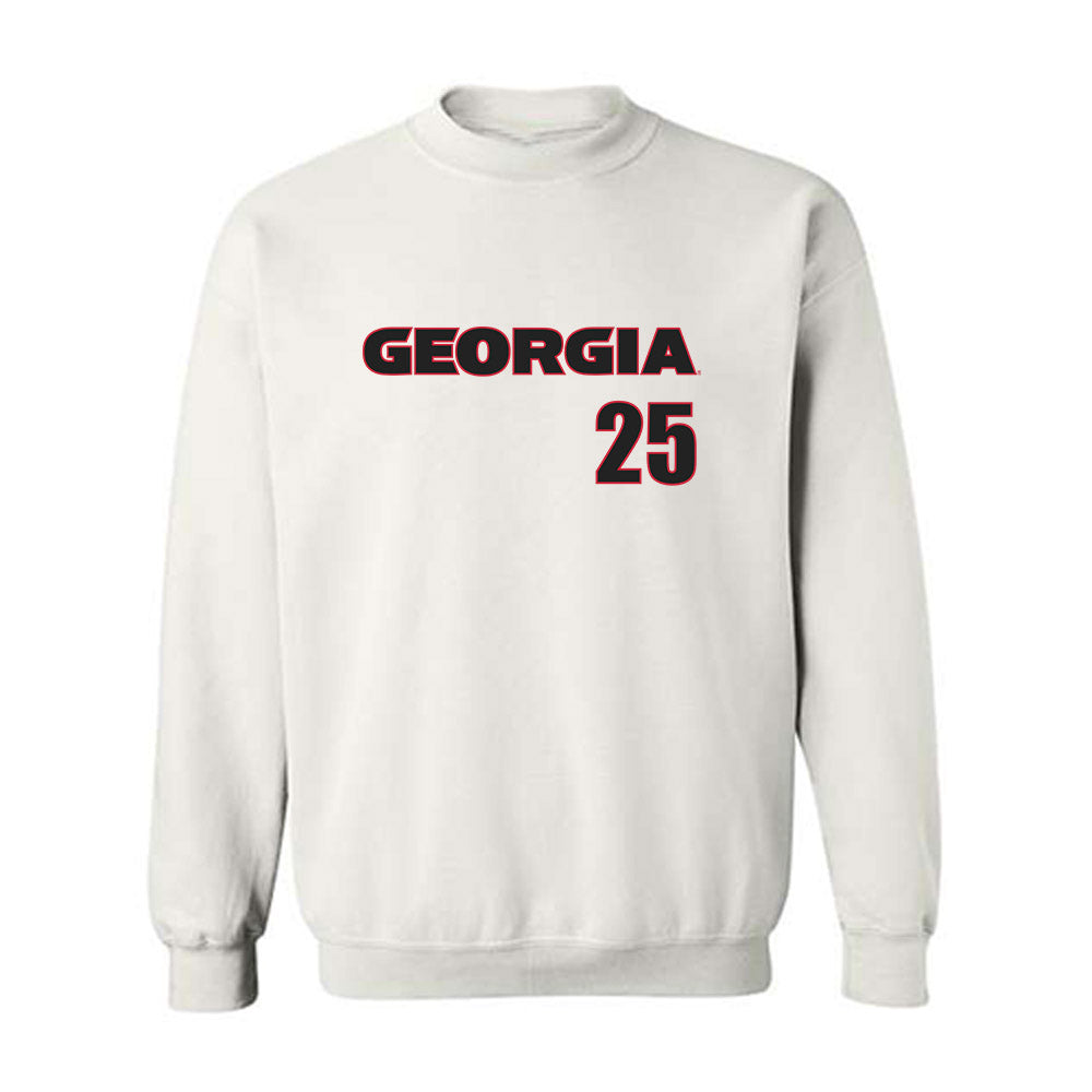 Georgia - NCAA Men's Basketball : Justin Abson - Classic Shersey Crewneck Sweatshirt-0