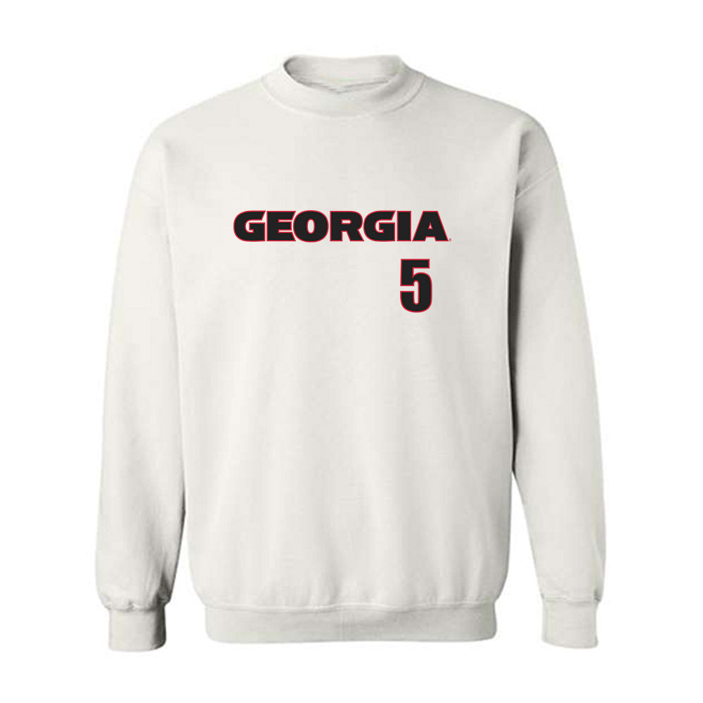 Georgia - NCAA Football : Raylen Wilson - Classic Shersey Crewneck Sweatshirt-0