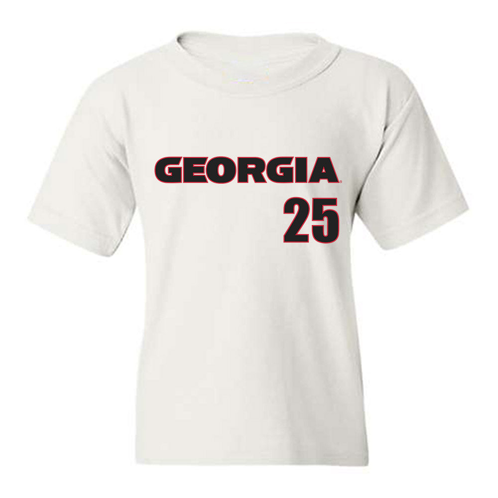 Georgia - NCAA Men's Basketball : Justin Abson - Classic Shersey Youth T-Shirt-0