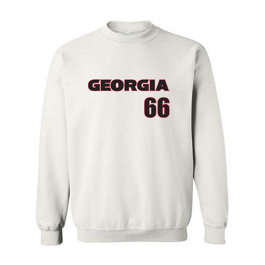 Georgia - NCAA Football : Jonathan Washburn - Classic Shersey Crewneck Sweatshirt-0