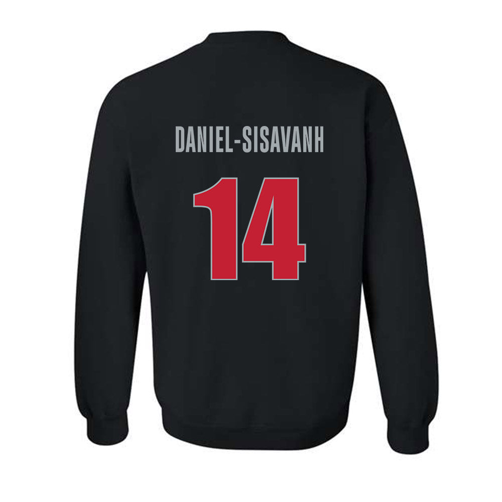 Georgia - NCAA Football : David Daniel-Sisavanh - Classic Shersey Crewneck Sweatshirt-1