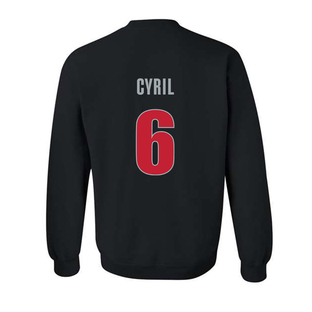 Georgia - NCAA Men's Basketball : Somtochukwu Cyril - Classic Shersey Crewneck Sweatshirt-1