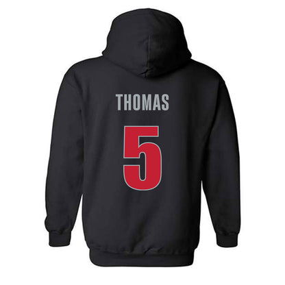 Georgia - NCAA Football : Noah Thomas - Classic Shersey Hooded Sweatshirt-1