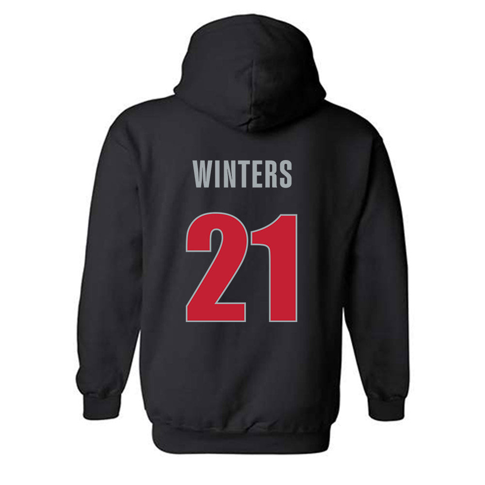 Georgia - NCAA Women's Soccer : Devon Winters - Classic Shersey Hooded Sweatshirt-1