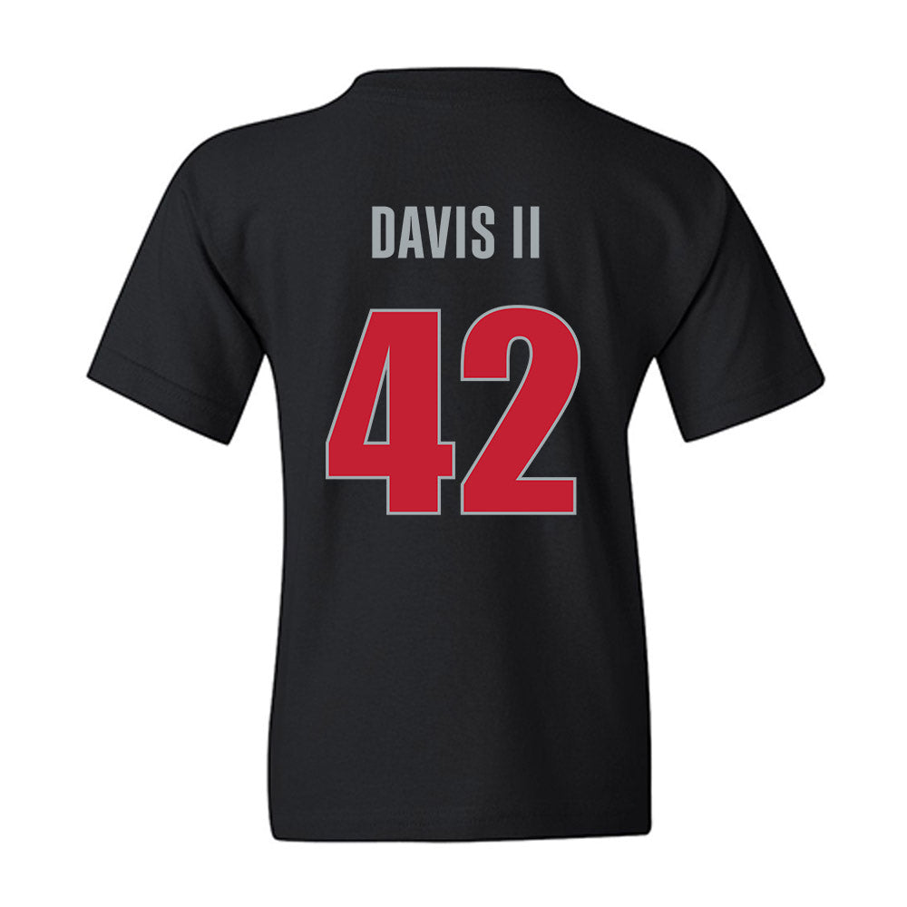 Georgia - NCAA Baseball : Alton Davis II - Classic Shersey Youth T-Shirt-1