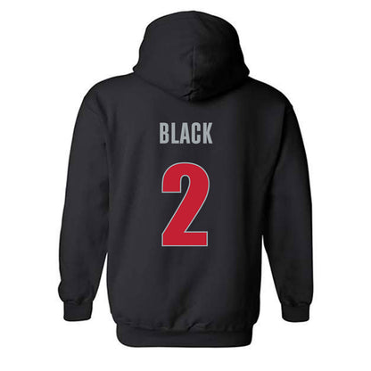 Georgia - NCAA Baseball : Ryan Black - Classic Shersey Hooded Sweatshirt-1